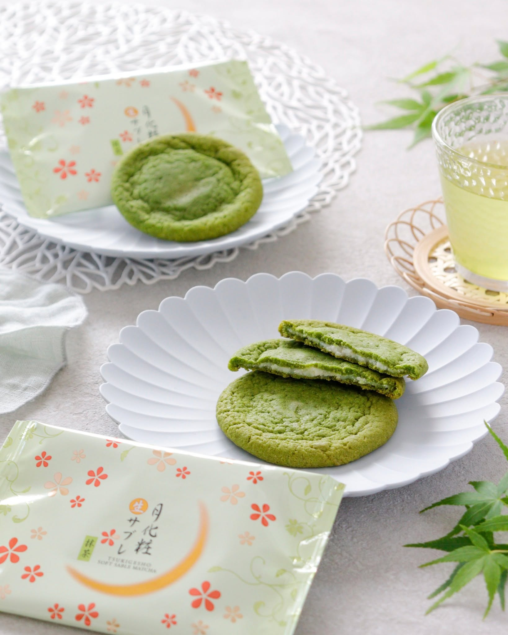 月化粧生サブレ(抹茶)」🍃｜青木松風庵 深日店
