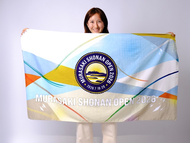MURASAKI SHONAN OPEN2026、 限定オフィシャルビーチタオル