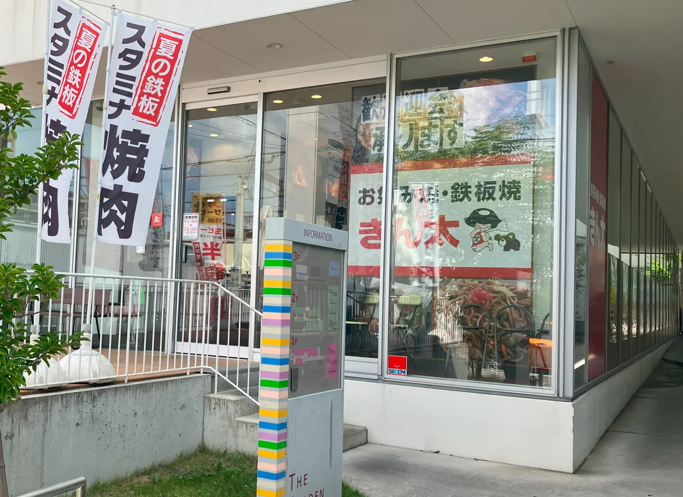 お好み焼・鉄板焼きん太近鉄大久保店店舗外観