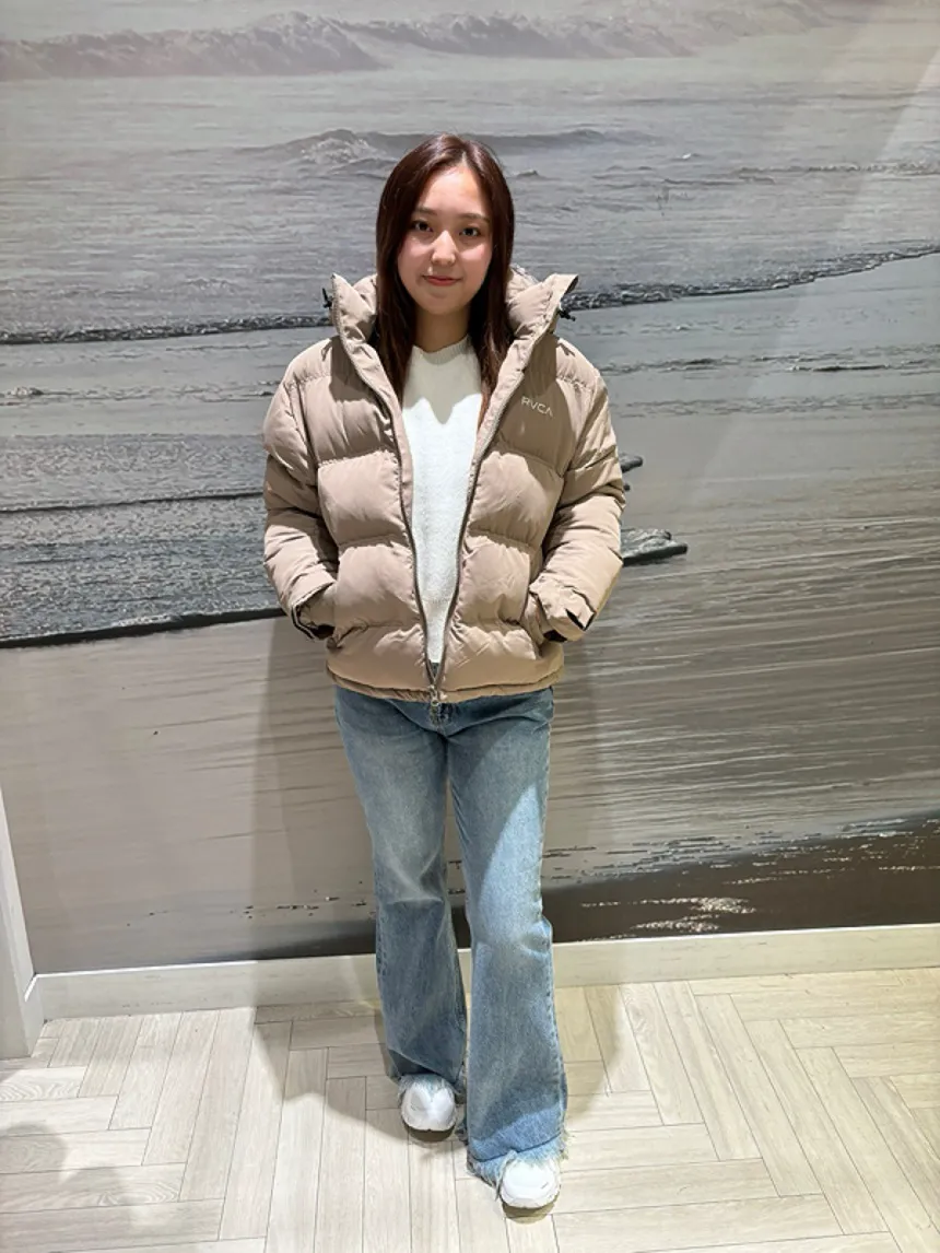 RVCA ルーカ 中綿 ジャケット レディース アウター ロゴ 撥水 BALANCE PUFFER HD JKT BE044-760
