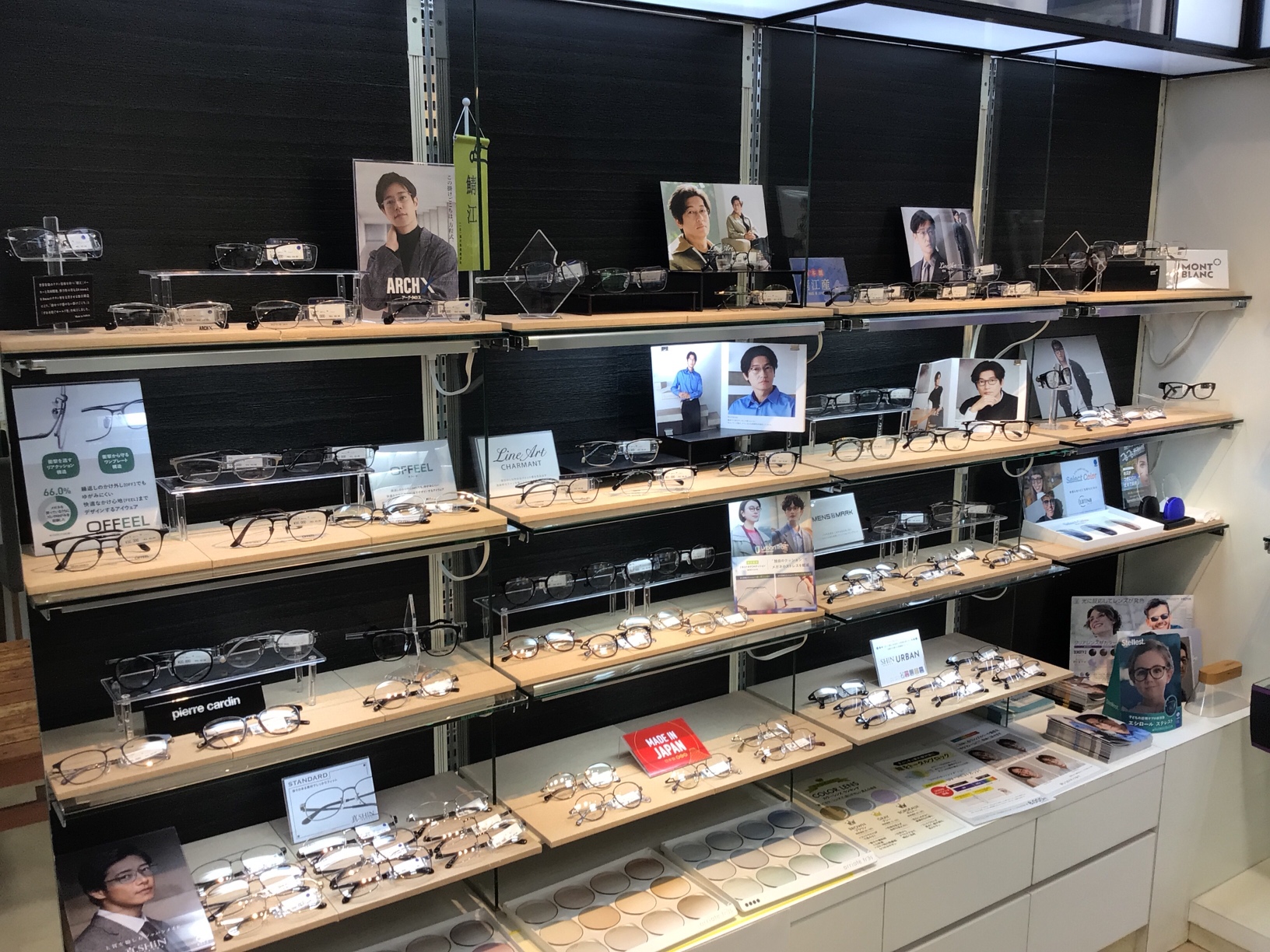 松山市　ラインアート　男性用　POLICE MONT BLANC メンズマーク　