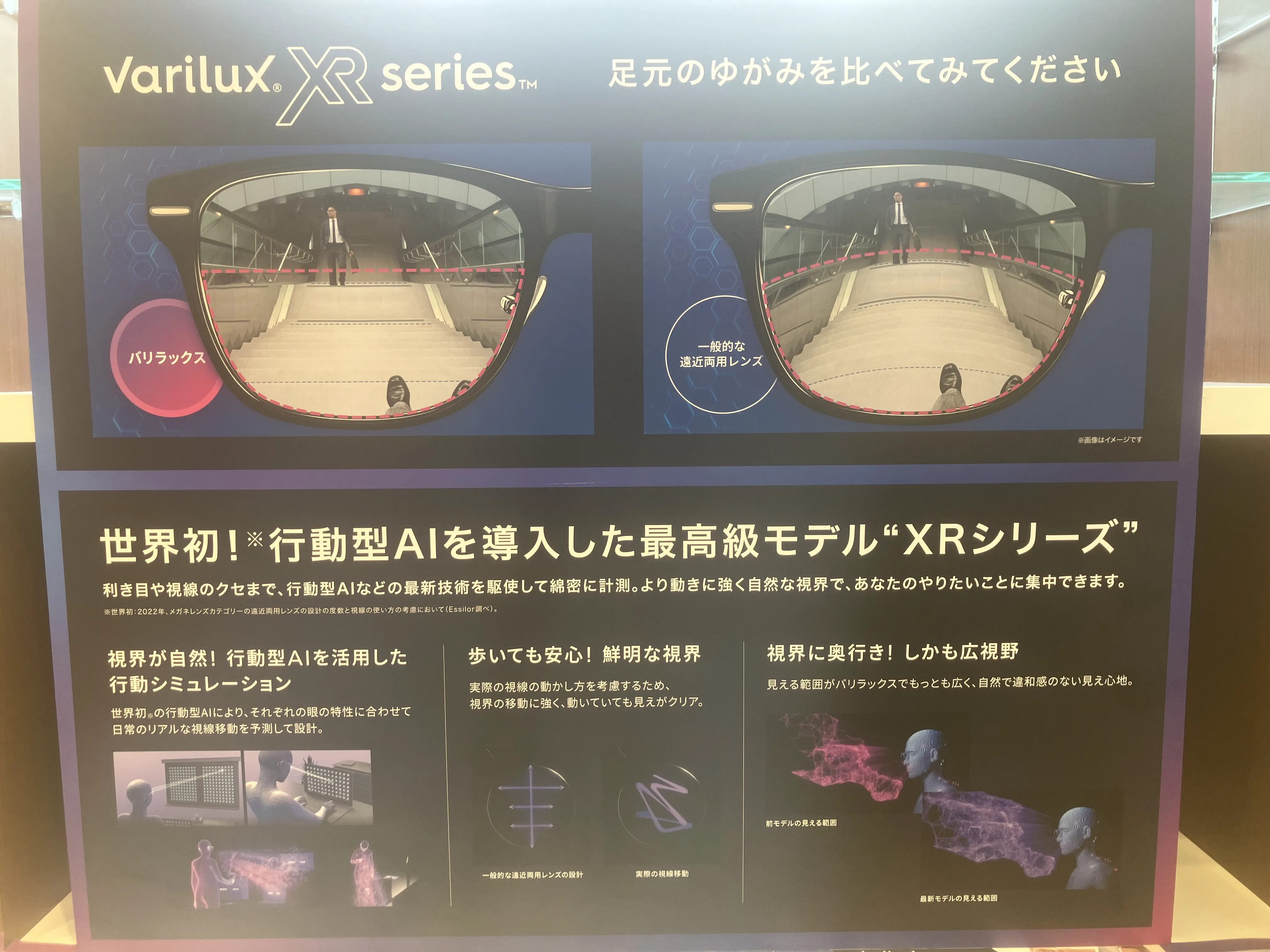 メガネのオオツカ草津本店、見やすい遠近バリラックス