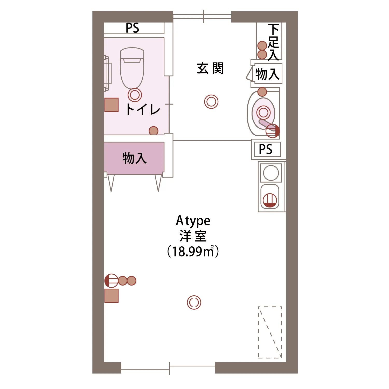 ■1R 18.99㎡