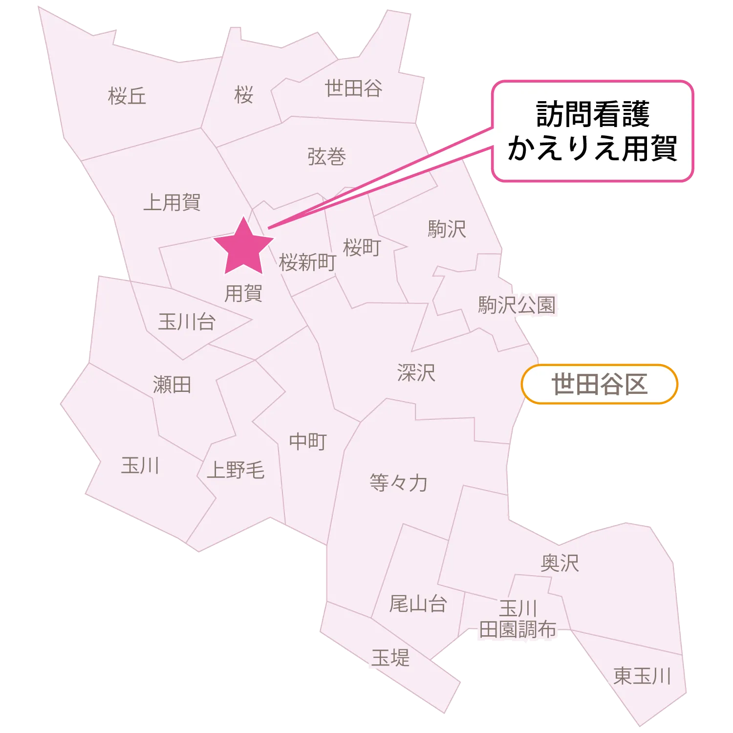 用賀-訪問看護エリアマップ