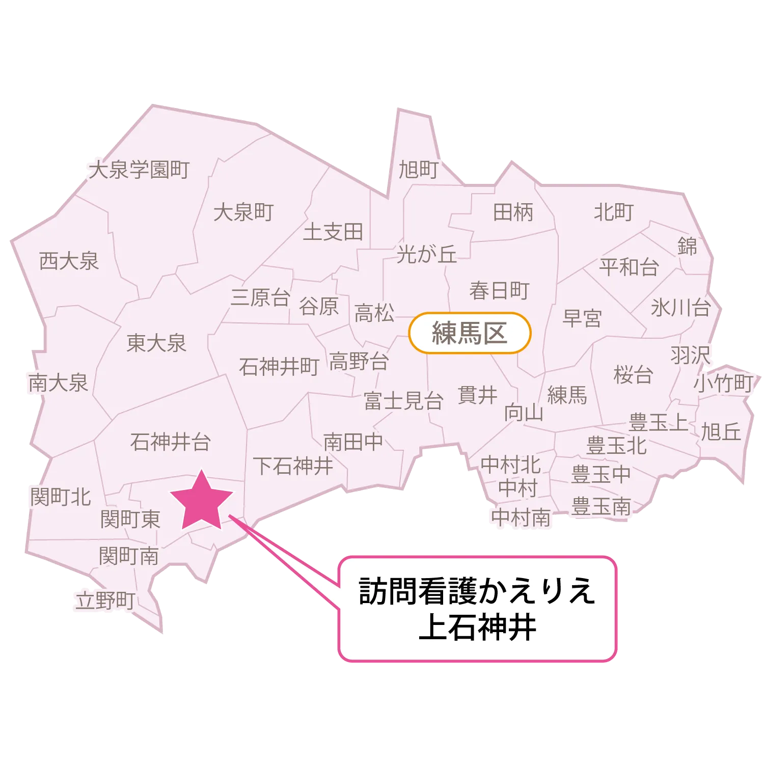 【上石神井】エリアマップ