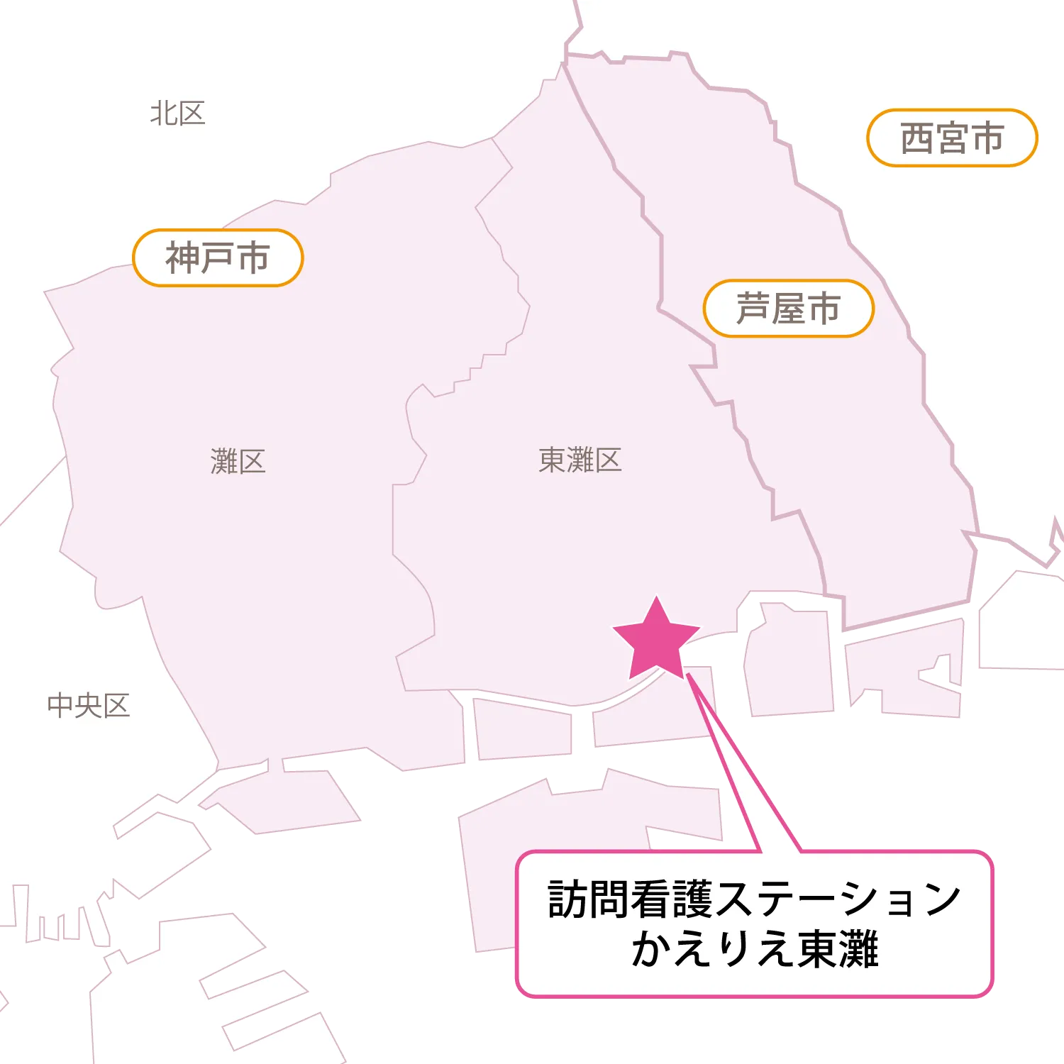【東灘】エリアマップ