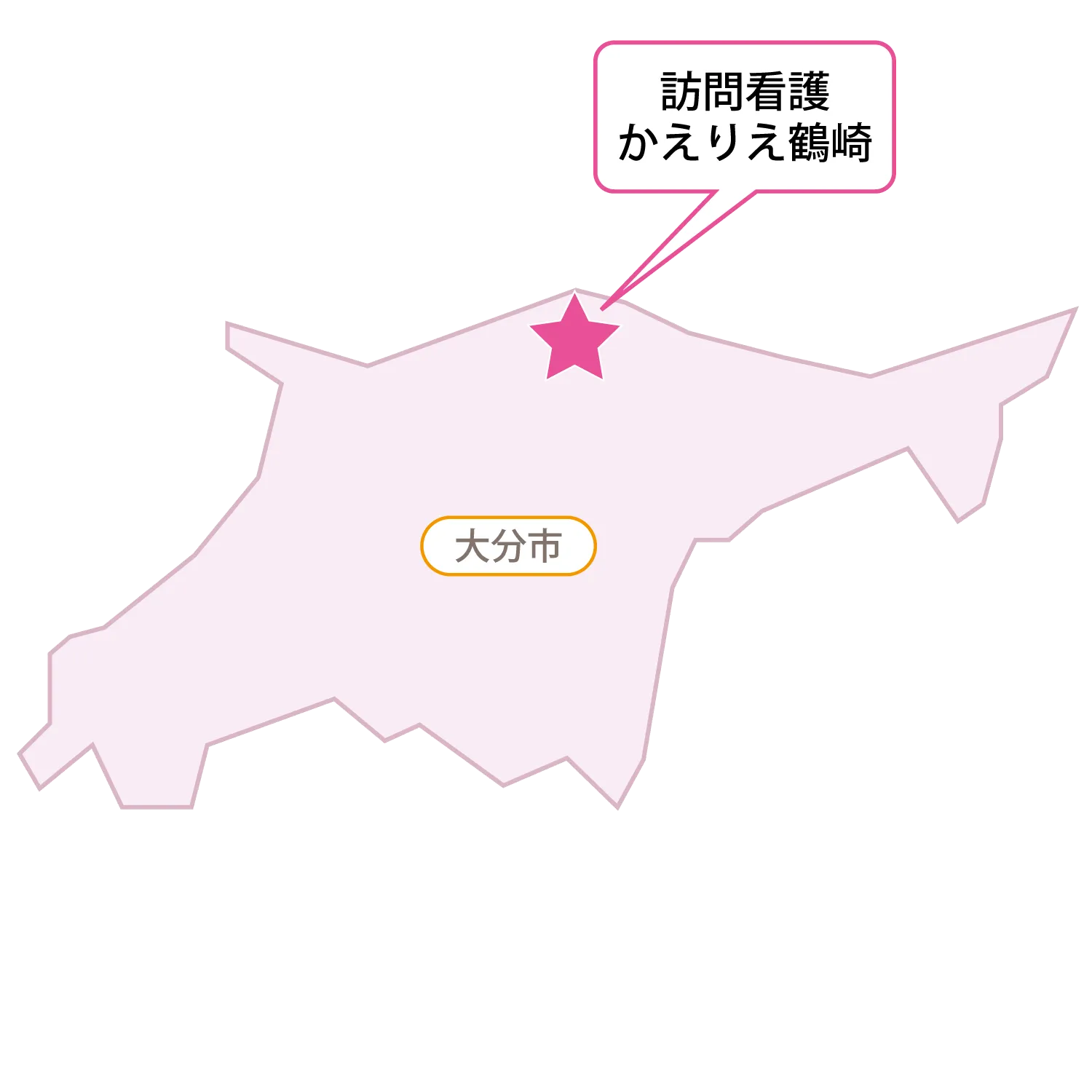 【鶴崎】エリアマップ