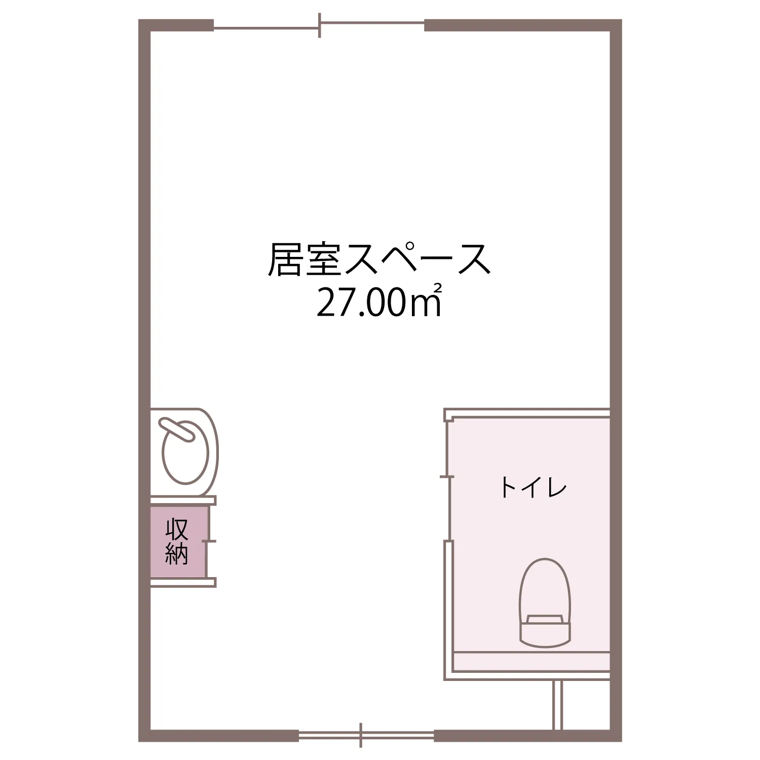 1Rタイプ 27㎡