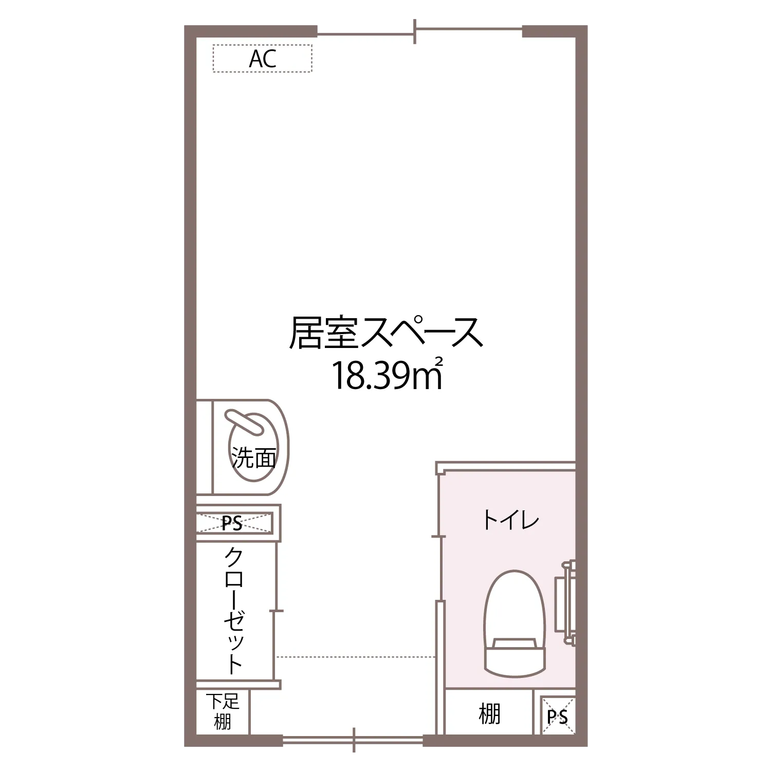 ■1R　18.39㎡～