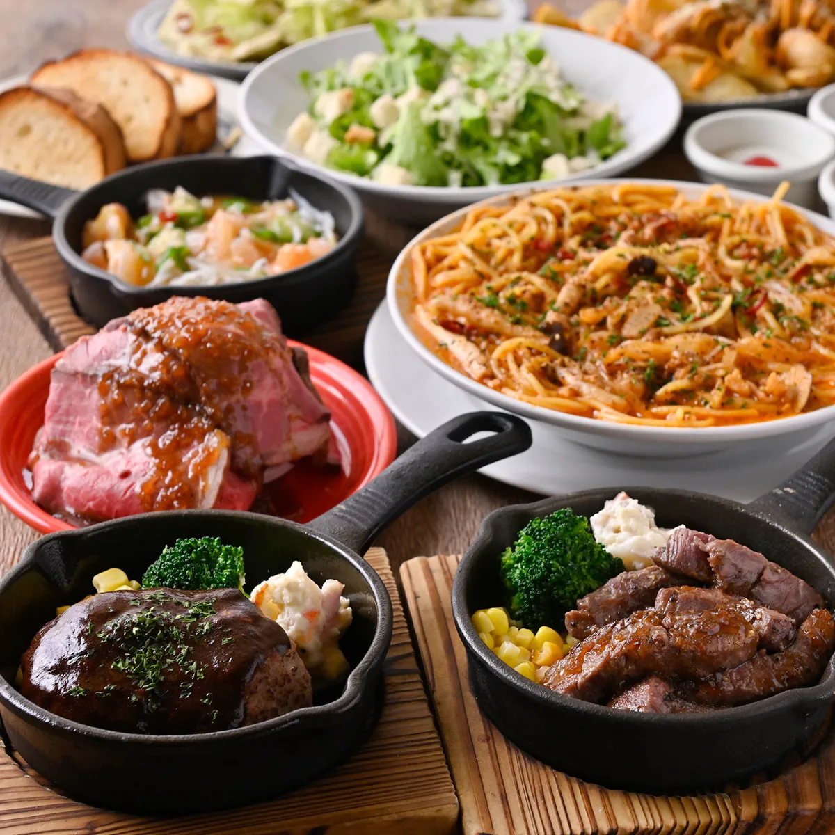 プラン詳細 | 【ビフテキ・ハンバーグ ・ローストビーフ 食べ放題